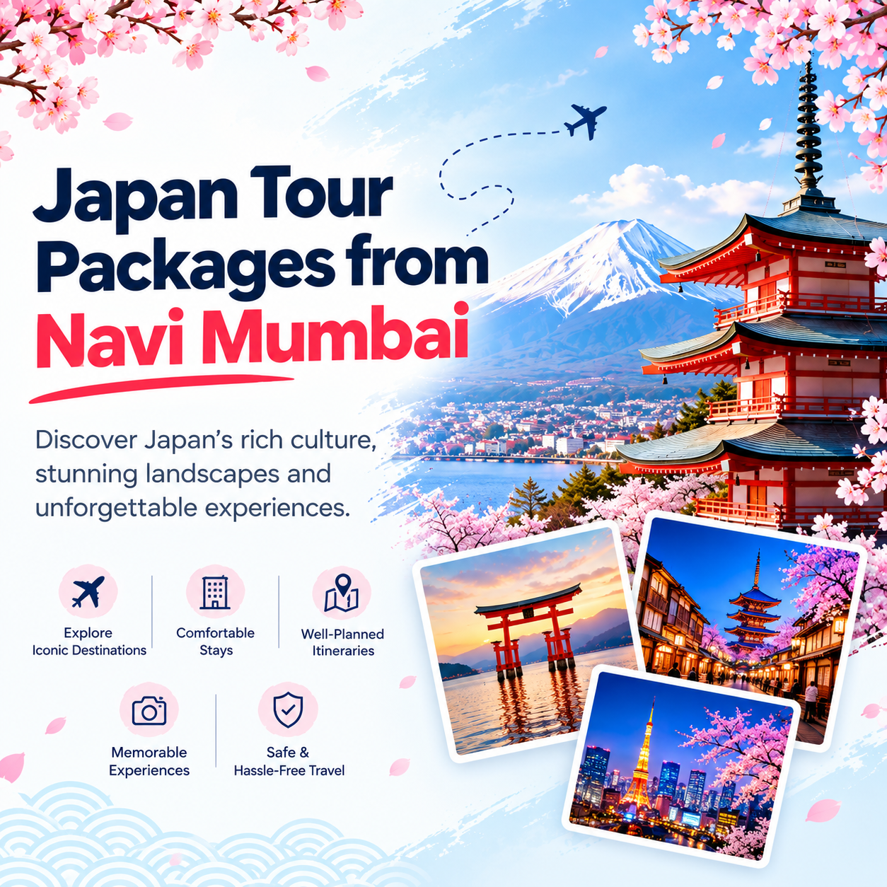 Japan Tour Packages from Navi Mumbai