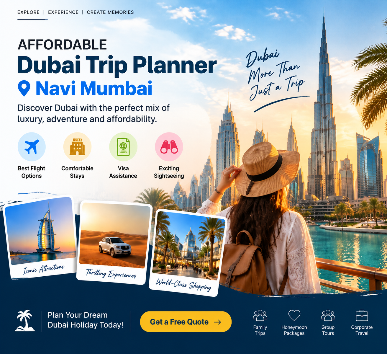 Affordable Dubai Trip Planner Navi Mumbai