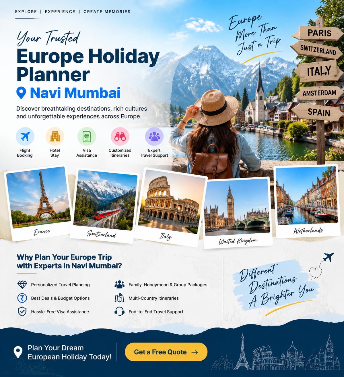 Europe Holiday Planner Navi Mumbai